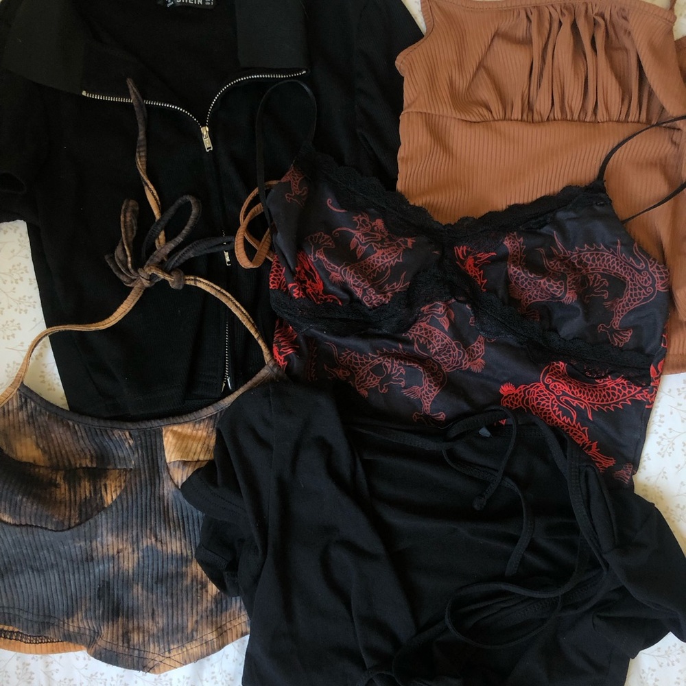 Bundle of SHEIN crop tops